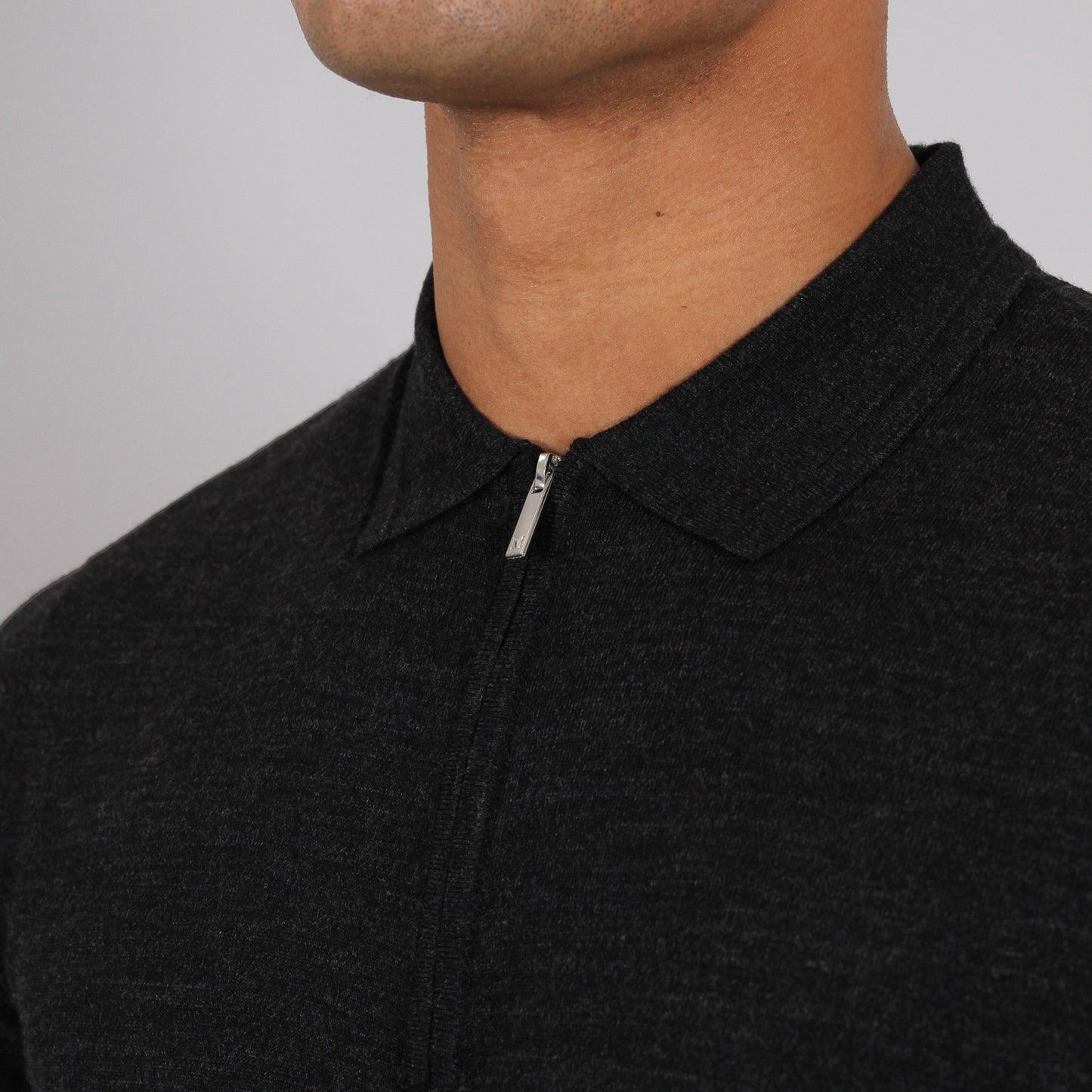 Graphite Black Short Sleeve Polo