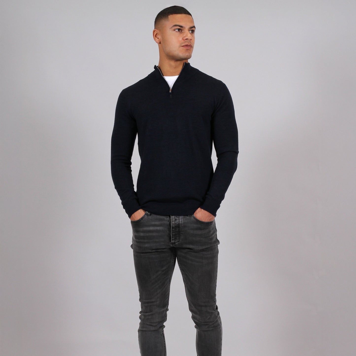 Atlantic Blue Quarter Zip