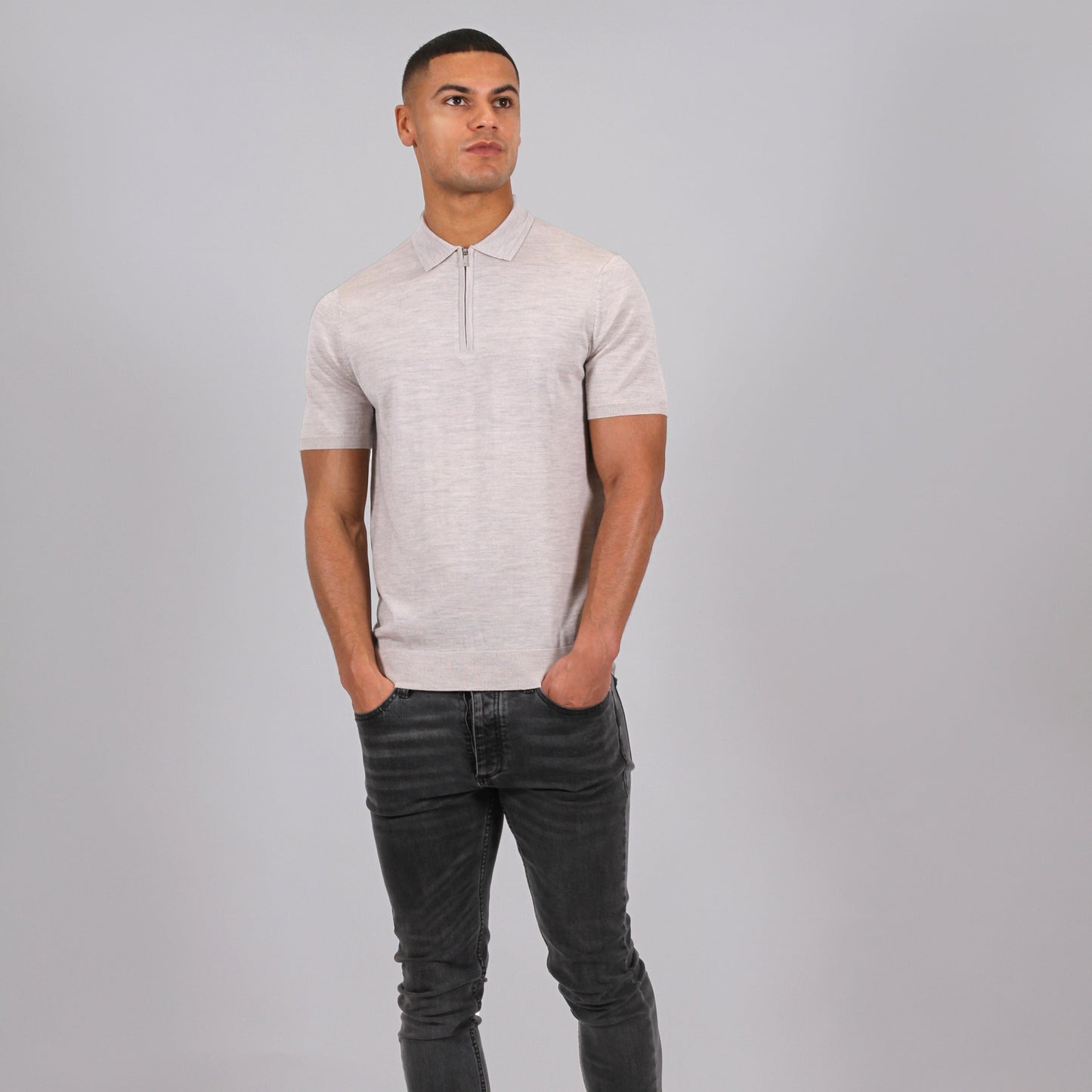 Sand Stone Short Sleeve Polo