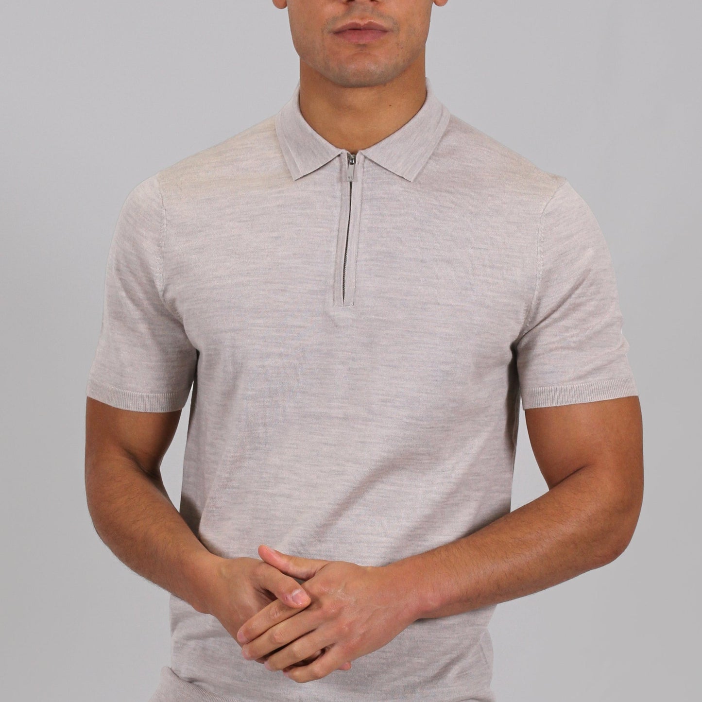 Sand Stone Short Sleeve Polo