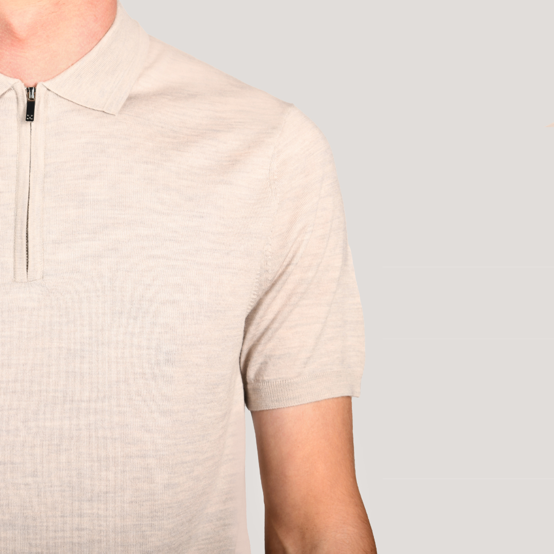 Sand Stone Short Sleeve Polo